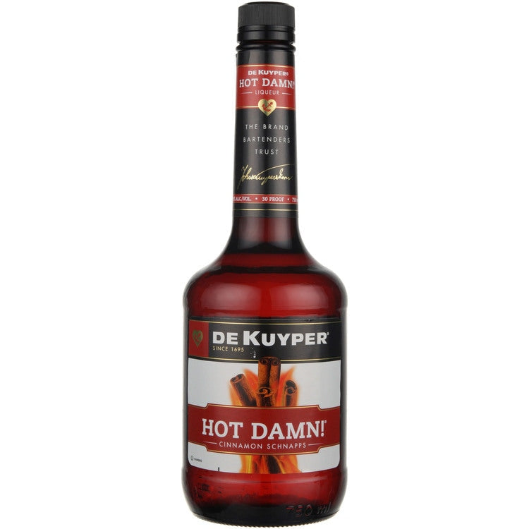 Dekuyper Hot Damn Cinnamon Schnapps Liqueur 1L