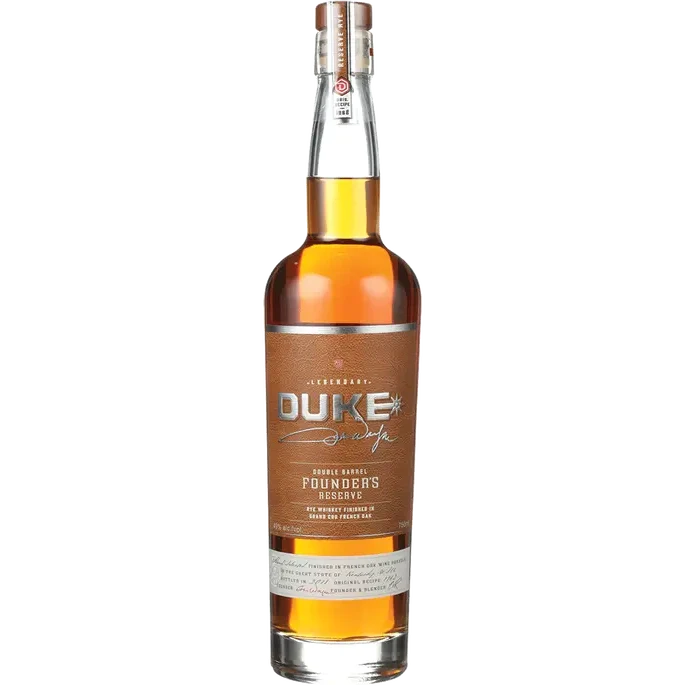 Duke Double Barrel Founder's Reserve Rye Whiskey