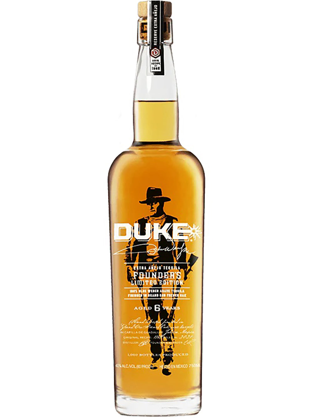 Duke Extra Anejo Tequila 6 Year Founder's Reserve