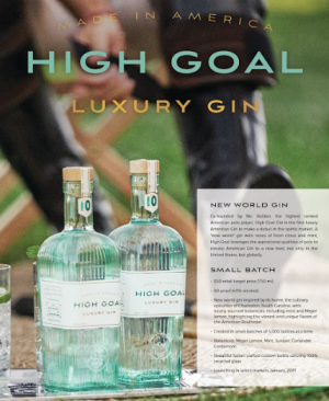 High Goal Luxury Gin 750 ml