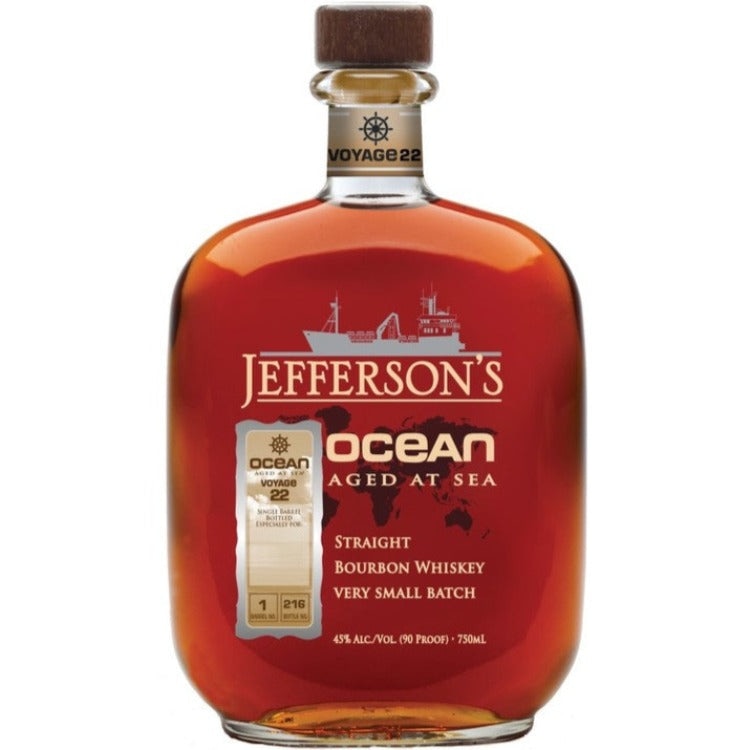 Jefferson's Ocean Aged Wheated Bourbon Whiskey 750ml