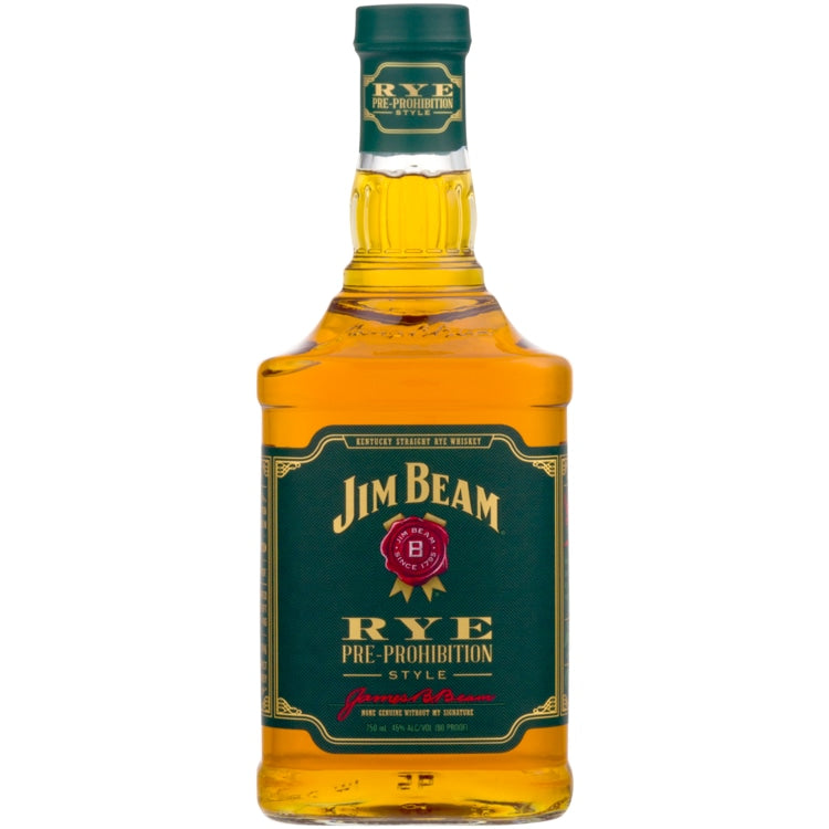 Jim Beam Rye Whiskey Pre Prohibition Style 750ml