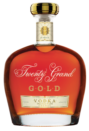 Twenty Grand Gold Vodka Infused with Cognac 750 ml