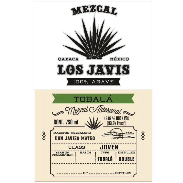Los Javis Mezcal Tobala Joven 750ml