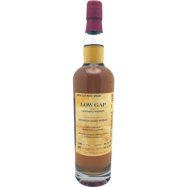 Low Gap Wheat Whiskey 4 Year Old 91 Proof 750ml