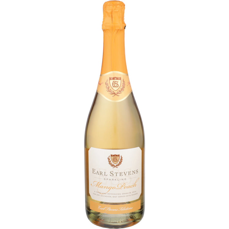 Earl Stevens Sparkling Mango Peach Flavored Wine 750Ml