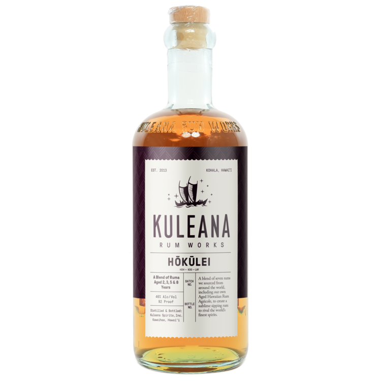 Kuleana Rum Works Aged Rum Hokulei 18 Yr 92 750Ml