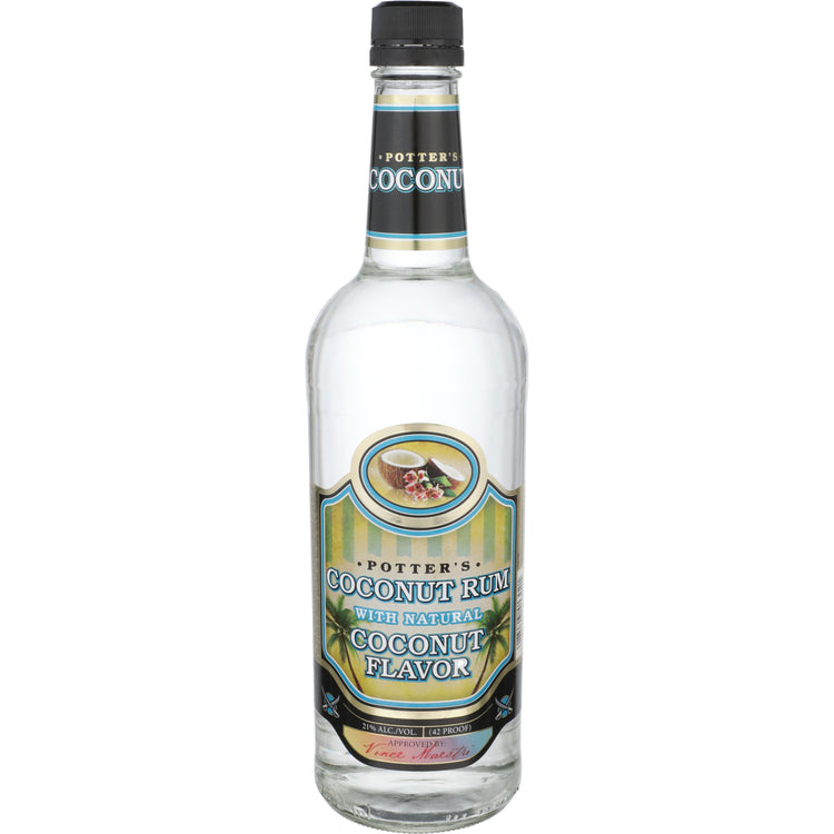 Potter'S Coconut Flavored Rum 42 750Ml