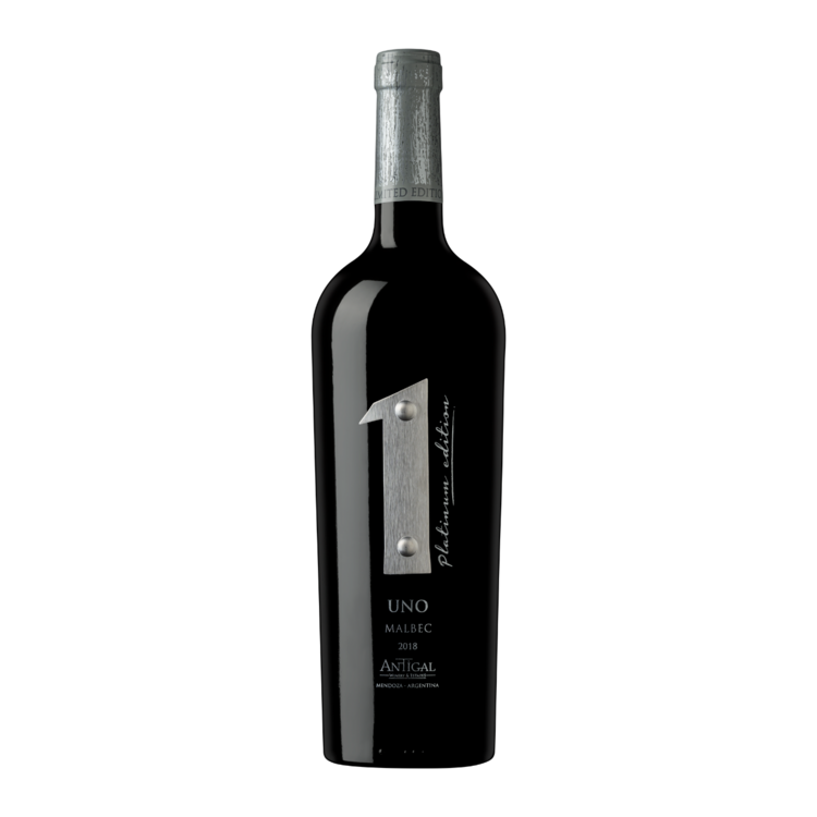 Antigal Malbec Uno Platinum Edition Valle De Uco 2018 Wood Box 750Ml