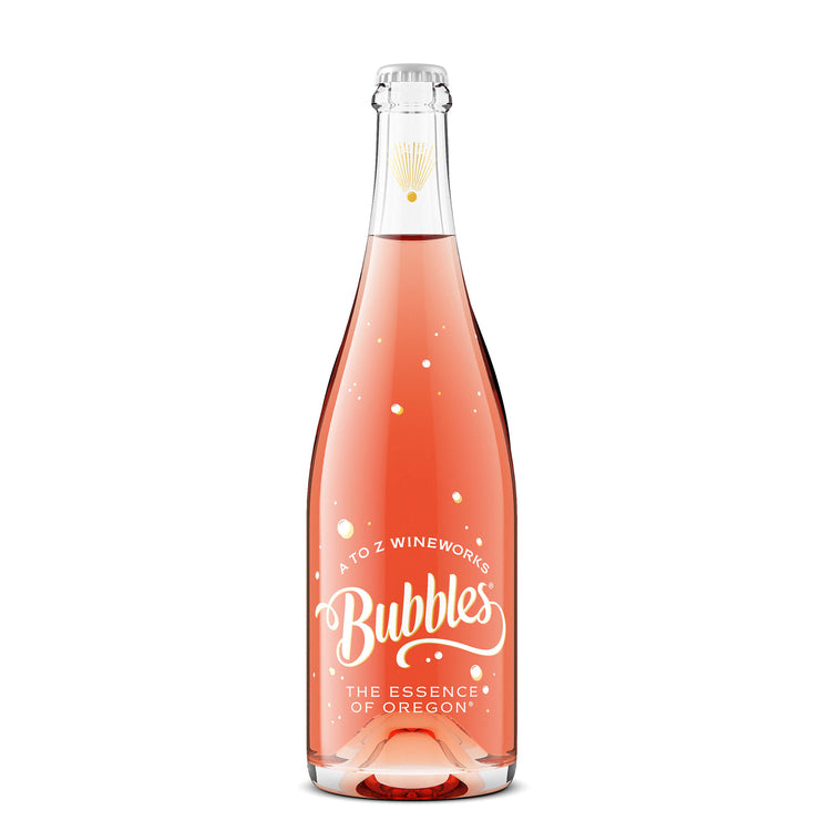 A To Z Wineworks Sparkling Rose Bubbles Oregon 750Ml