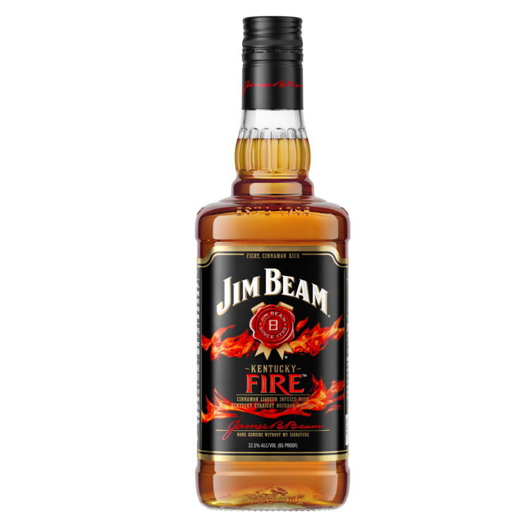 Jim Beam Cinnamon Flavored Whiskey Kentucky Fire 65 750Ml