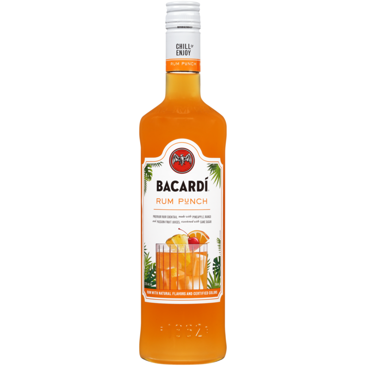 Bacardi Rum Punch Classic Cocktails 25 750Ml