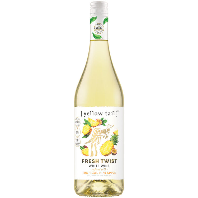 Yellow Tail Fresh Twist White Wine Infused With Tropical Pineapple 750Ml