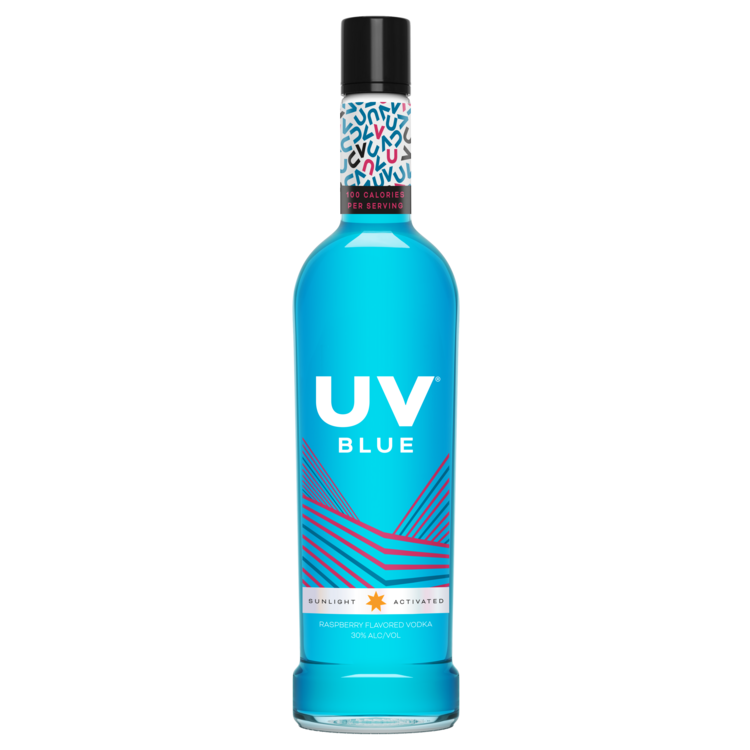 Uv Blue Raspberry Flavored Vodka 60 750Ml