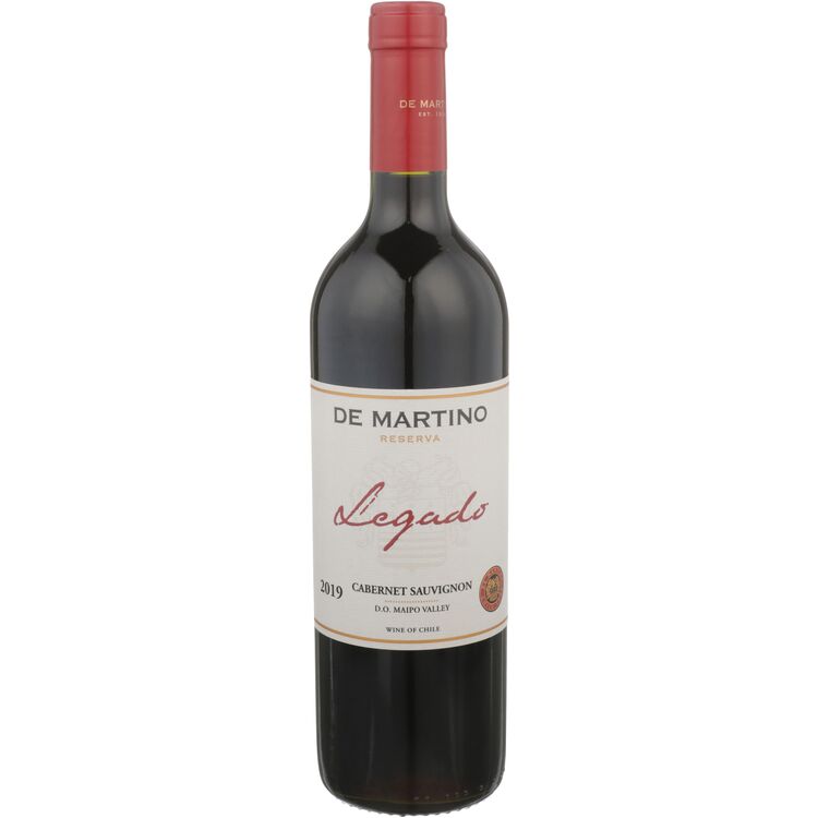 De Martino Cabernet Sauvignon Legado Reserva Maipo Valley 2019 750Ml