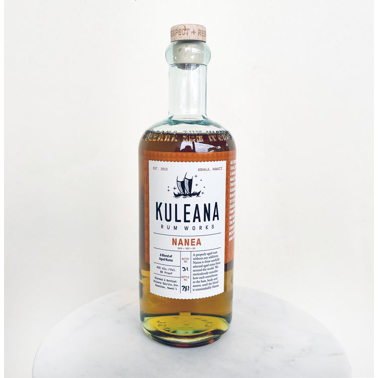 Kuleana Rum Works Aged Rum Nanea 2 Yr 86 750Ml