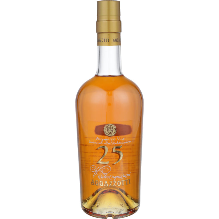 Aggazzotti Venticinquanni Flavored Brandy 80 750Ml