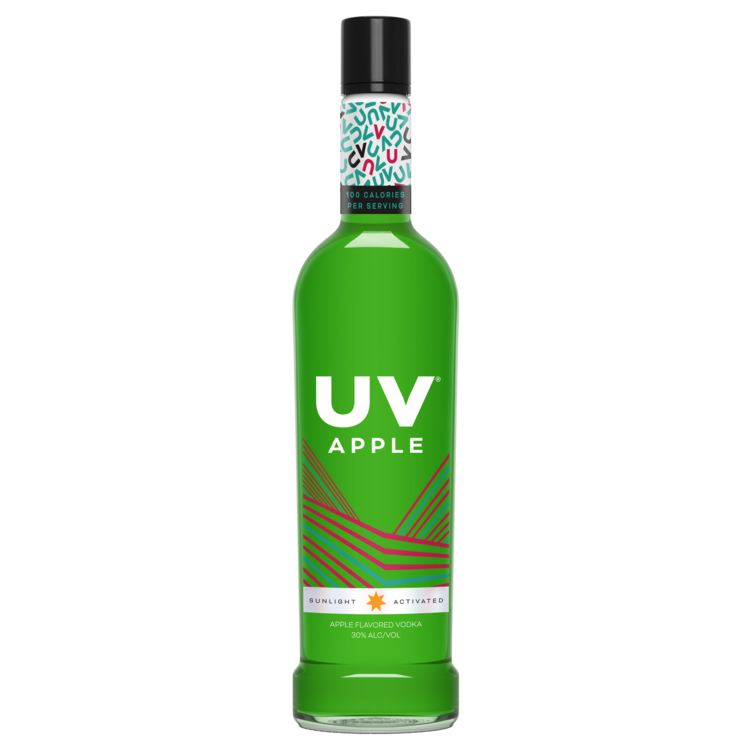 Uv Apple Flavored Vodka 60 750Ml