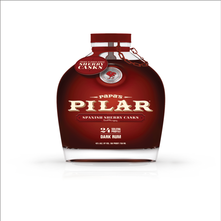 Papa'S Pilar Dark Rum 24 Solera Profile Spanish Sherry Casks Limited Edition 86 750Ml