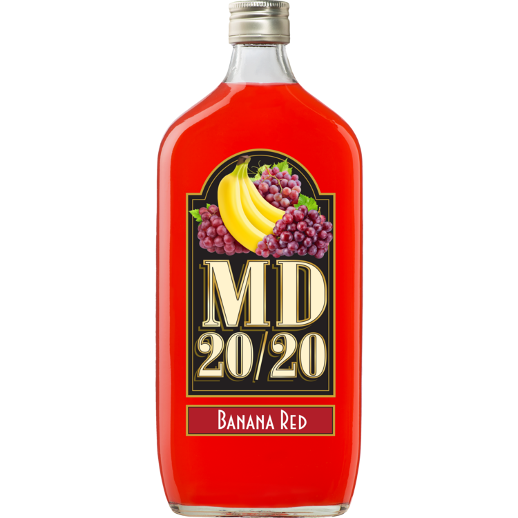 Md 20/20 Banana Red Flavored Wine 750Ml