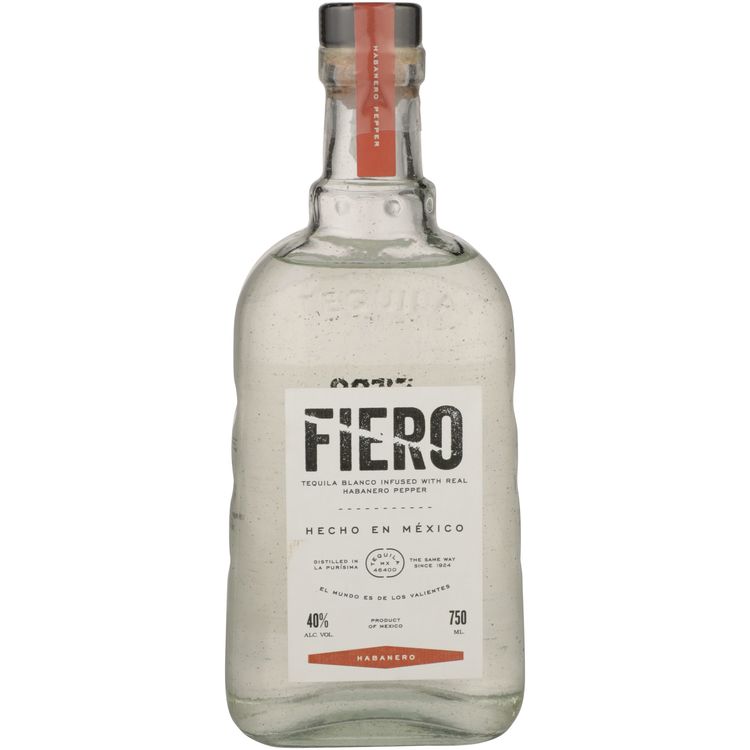 Fiero Tequila Blanco Infused With Habanero Pepper 80 750Ml
