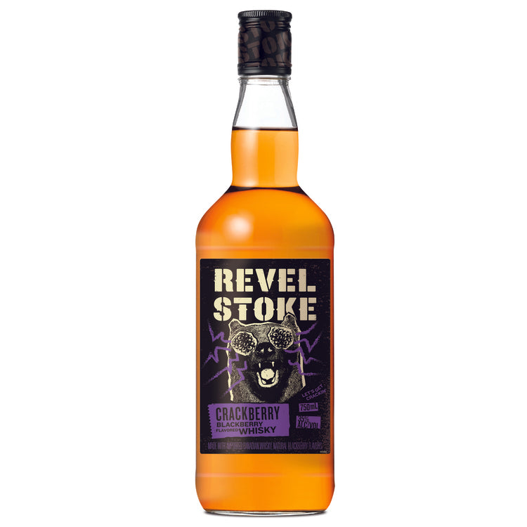 Revel Stoke Blackberry Flavored Whiskey Crackberry 70 750Ml