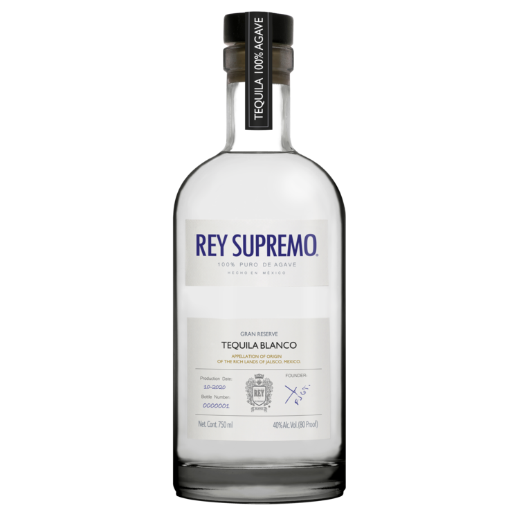 Rey Supremo Tequila Blanco Gran Reserve 80 750Ml