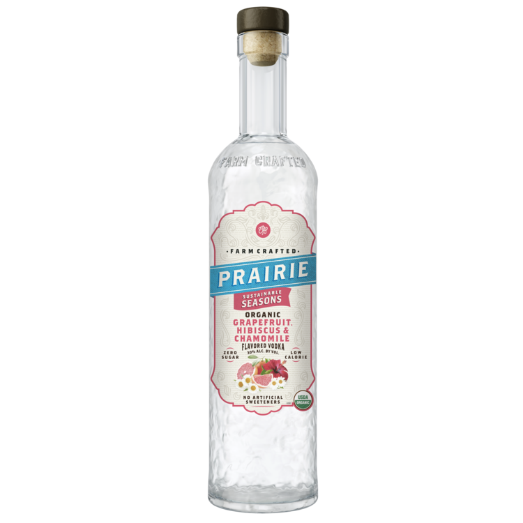 Prairie Grapefruit Hibiscus & Chamomile Flavored Vodka 60 750Ml