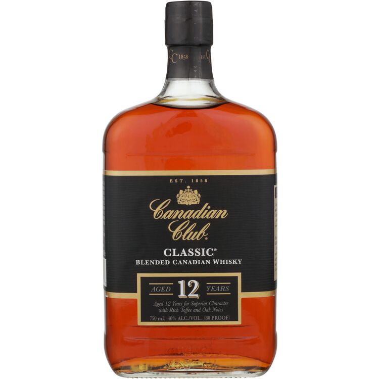 Canadian Club Canadian Whisky Classic 12 Yr 80 750Ml