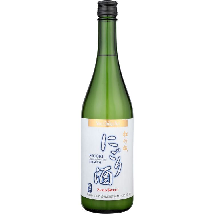 Sho Chiku Bai Junmai Ginjo Nigori Sake Premium 750Ml