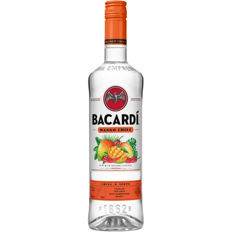 Bacardi Mango Chile Flavored Rum 70 750Ml