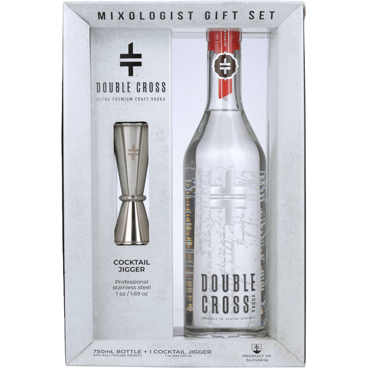 Double Cross Vodka 80 W/ Jigger 750Ml