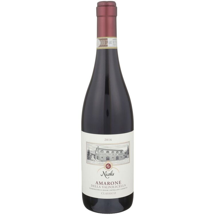 Nicolis Amarone Della Valpolicella Classico 2016 750Ml