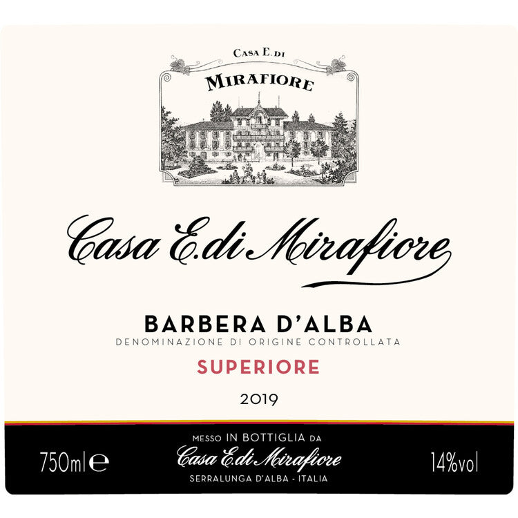 Casa E. De Mirafiore Barbera D'Alba Superiore 2016 750Ml