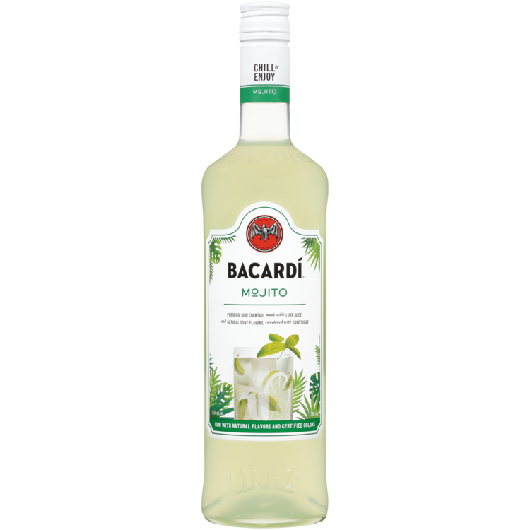 Bacardi Mojito Classic Cocktails 25 750Ml