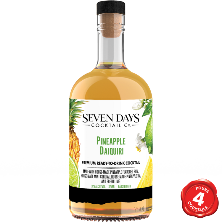 Seven Days Cocktail Pineapple Daquiri 375 ml