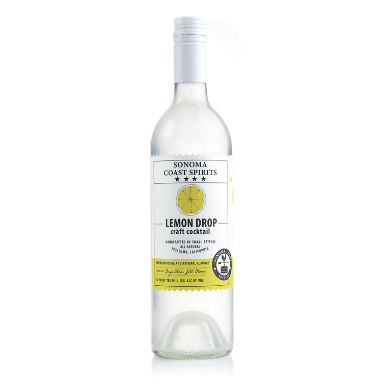 Sonoma Coast Spirits Lemon Cocktails Lemon Drop Craft Cocktail 32 750Ml