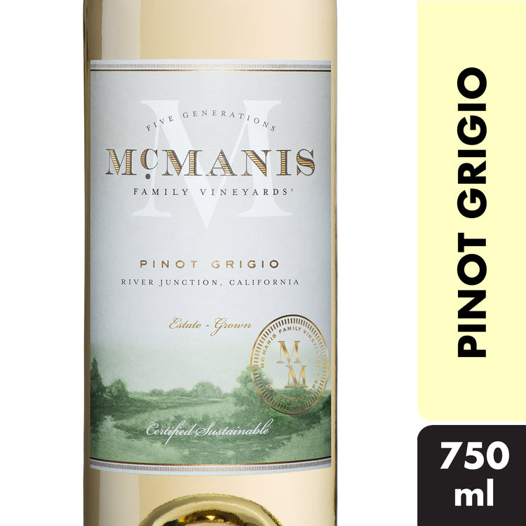 Mcmanis Family Vineyards Pinot Grigio California 750Ml