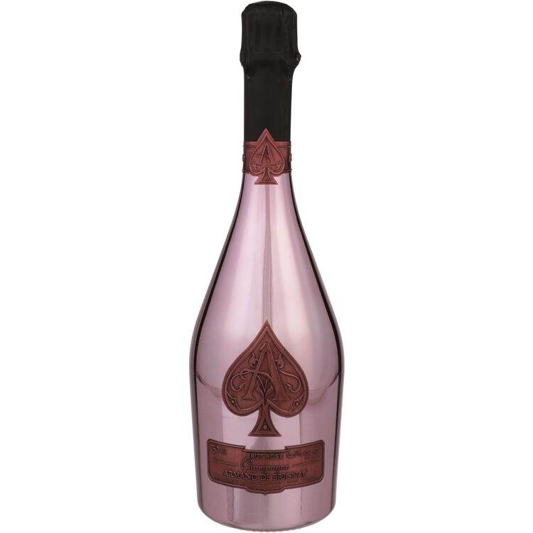 Armand De Brignac Champagne Brut Rose W/ Velvet Gift Bag 750Ml