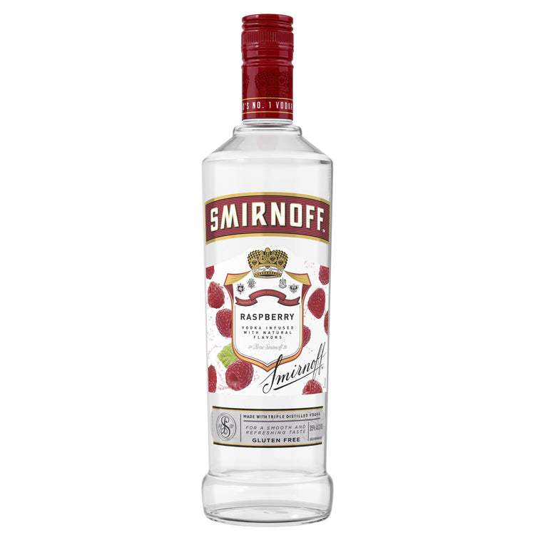 Smirnoff Raspberry Flavored Vodka 70 750Ml