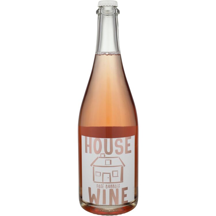 House Wine Rose Bubbles American Rainbow Packaging 750Ml