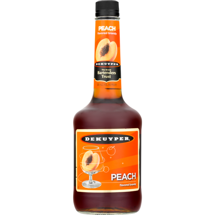 Dekuyper Peach Flavored Brandy 60 750Ml