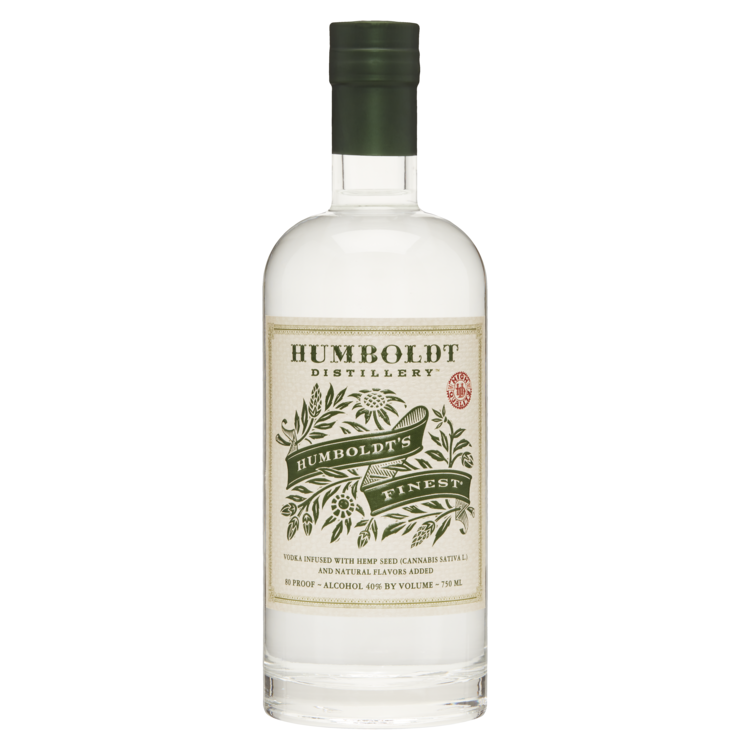 Humboldt Distillery Vodka Infused With Hemp Seed Humboldt'S Finest 80 750Ml