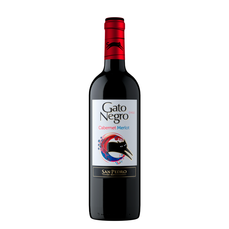 Gato Negro Cabernet Sauvignon/Merlot Central Valley 750Ml