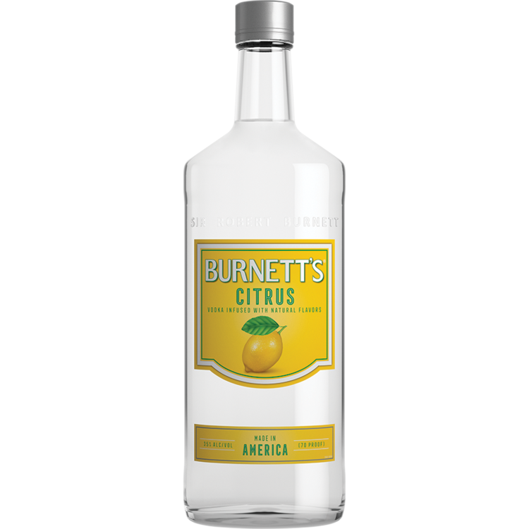 Burnett'S Citrus Flavored Vodka 70 750Ml