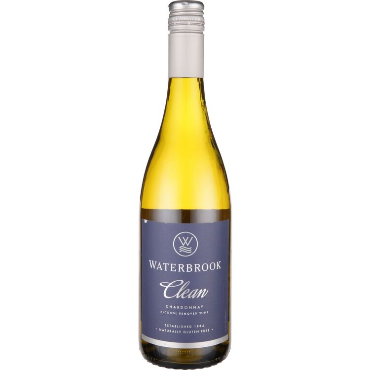 Waterbrook Chardonnay Clean Alcohol Removed Wine 750Ml
