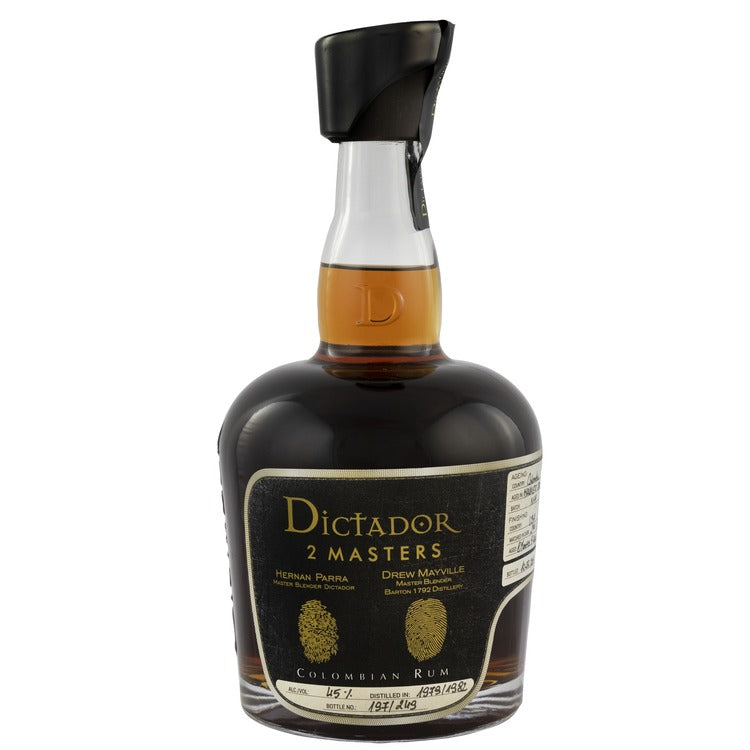 Dictador Aged Rum 2 Masters Barton Bourbon 36 Yr 90 750Ml