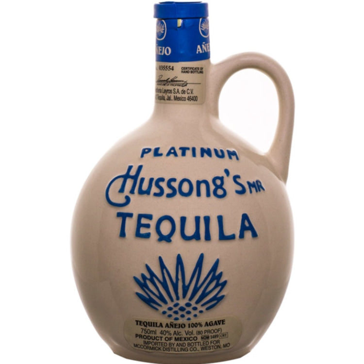 Mr. Hussong's Platinum Anejo Tequila 750ml