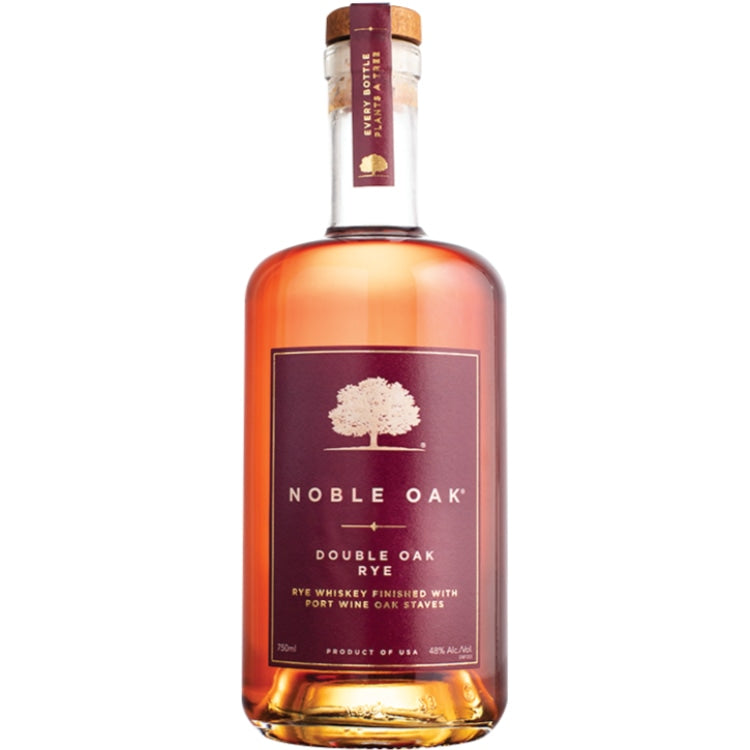 Noble Oak Double Oak Rye Whiskey 750ml
