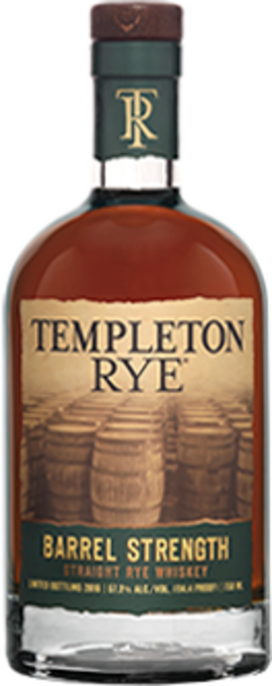 Templeton Barrel Strength Rye Whiskey